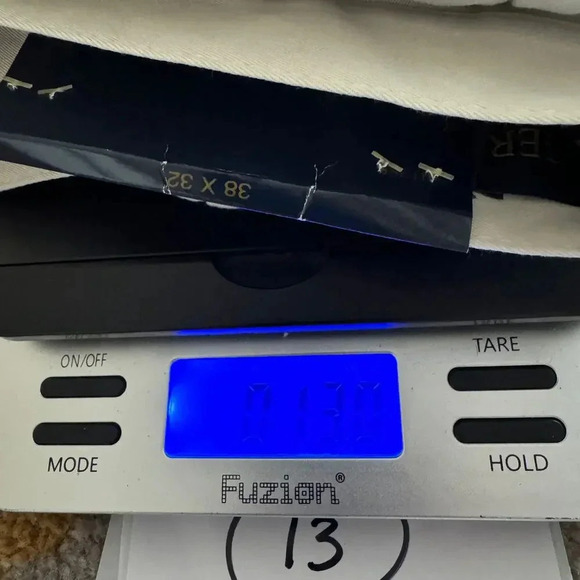 Tommy Hilfiger Mens Micro Tech Men Chino Pant 38x32 Cream Microfiber Preppy NEW - Picture 11 of 11